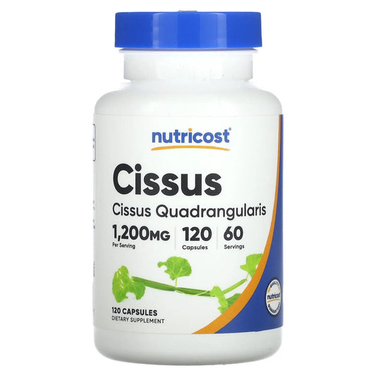 Nutricost
Cissus, 1,200 mg , 120 Capsules (600 mg per Capsule)