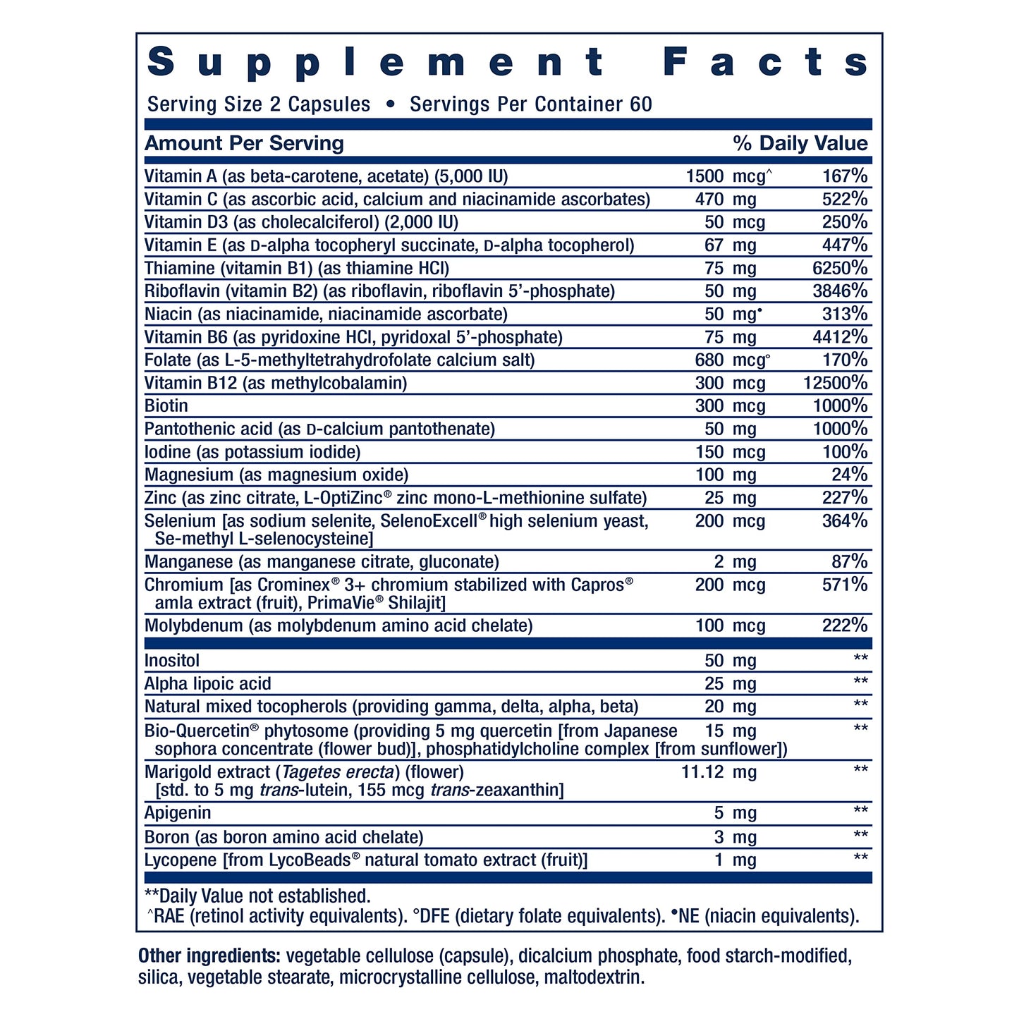 Life Extension Two-Per-Day Multivitamin 120 Capsules & 120 Tablets - Vitamins B, C, D, Zinc & Over 25 Vitamins, Minerals & Extracts