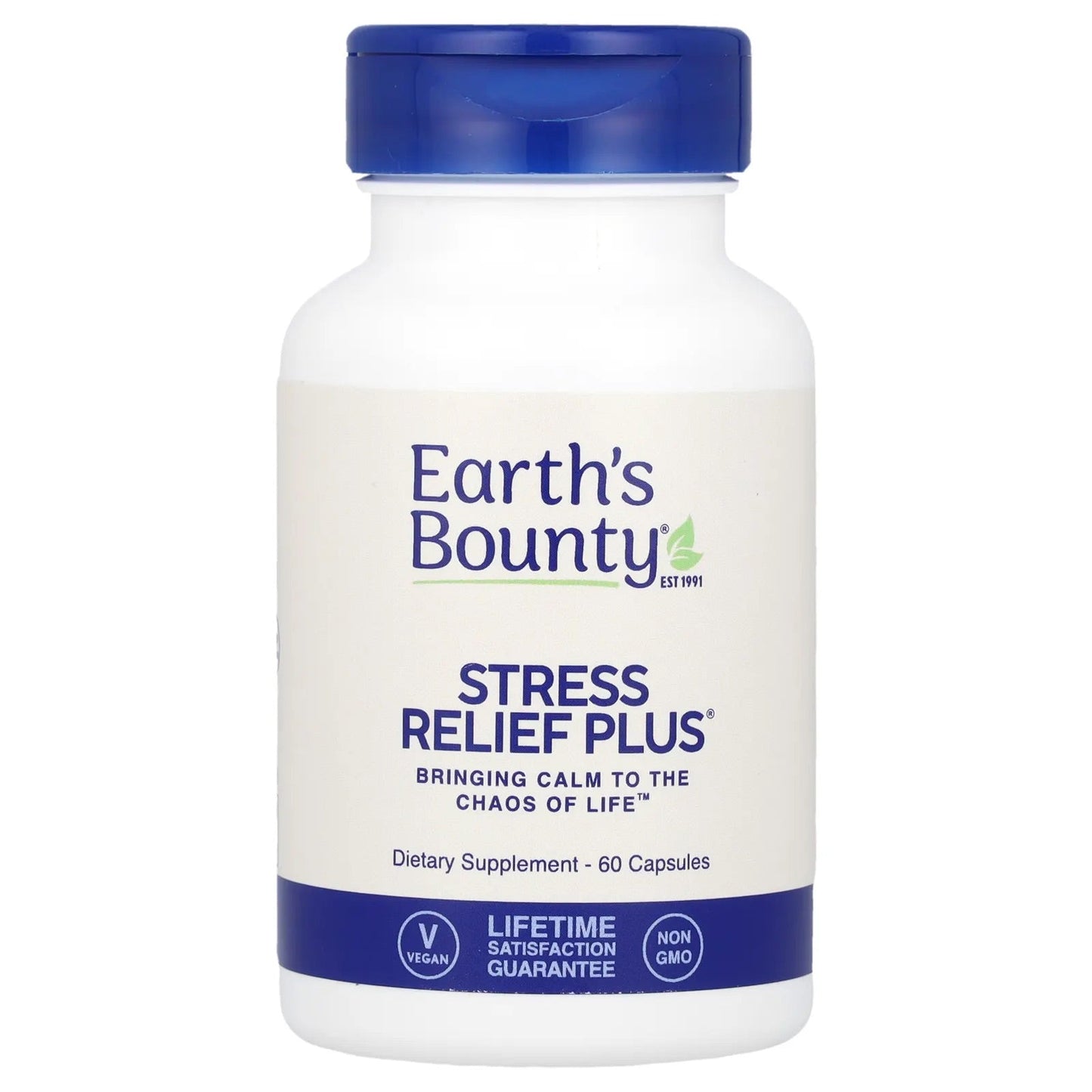 Pre-Order | Arrives in 5–10 Days – Earth's Bounty
Stress Relief Plus®, 60 Capsules