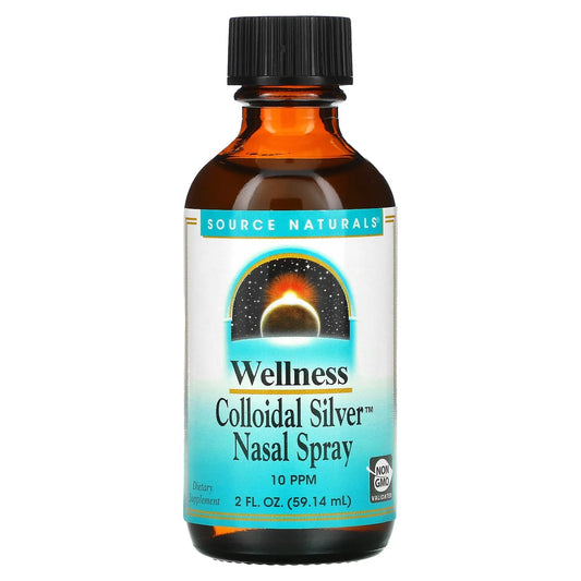 Pre-Order | Arrives in 5–10 Days – Source Naturals
Wellness, Colloidal Silver Nasal Spray, 10 PPM, 2 fl oz (59.14 ml) (10 PPM per 0.56 ml)