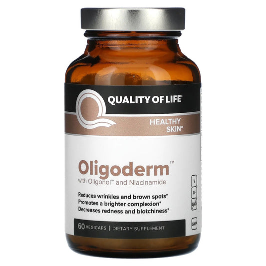 Quality of Life
Oligoderm with Oligonol and Niacinamide, 60 VegiCaps