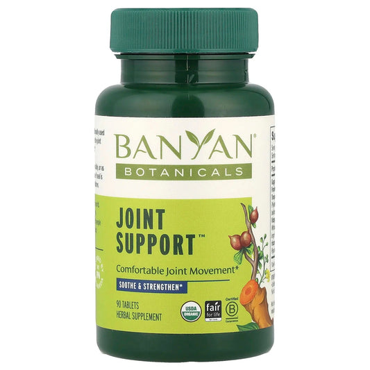 Pre-Order | Arrives in 5–10 Days – Banyan Botanicals
Joint Support™, 90 Tablets