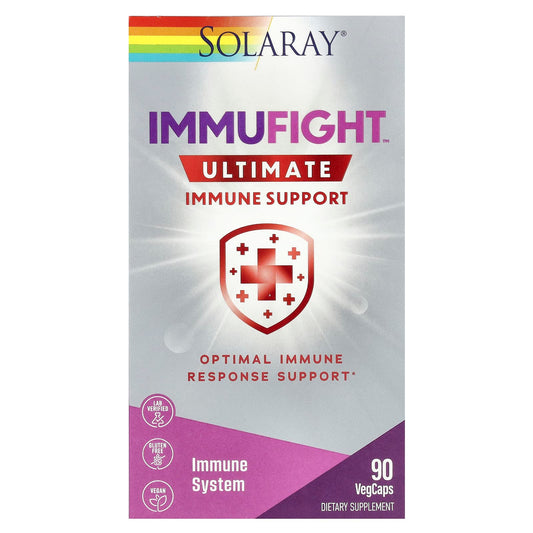Pre-Order | Arrives in 5–10 Days – Solaray
ImmuFight™, Ultimate Immune Support, 90 VegCaps