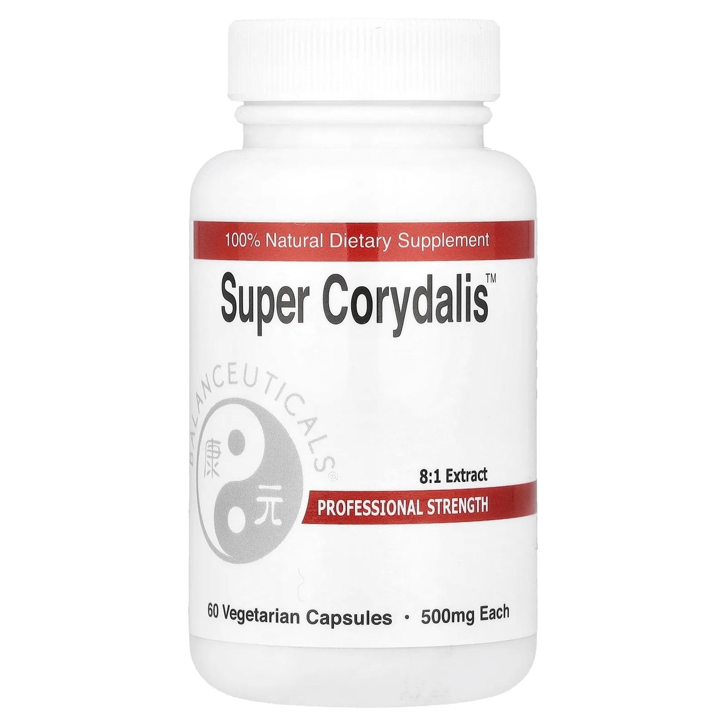 Pre-Order | Arrives in 5–10 Days – Balanceuticals
Super Corydalis™, 1,000 mg, 60 Vegetarian Capsules (500 mg per Capsule)