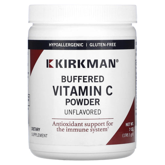 Kirkman Labs
Buffered Vitamin C Powder, Unflavored, 7 oz (198.5 g)