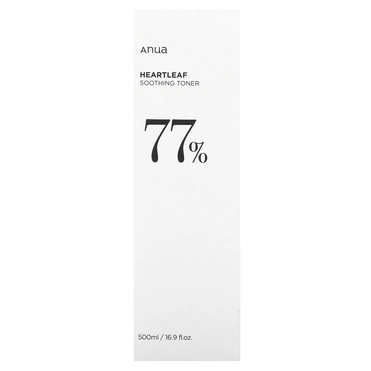 Pre-Order | Arrives in 5–10 Days – Anua
Heartleaf 77% Soothing Toner, 16.9 fl oz (500 ml)