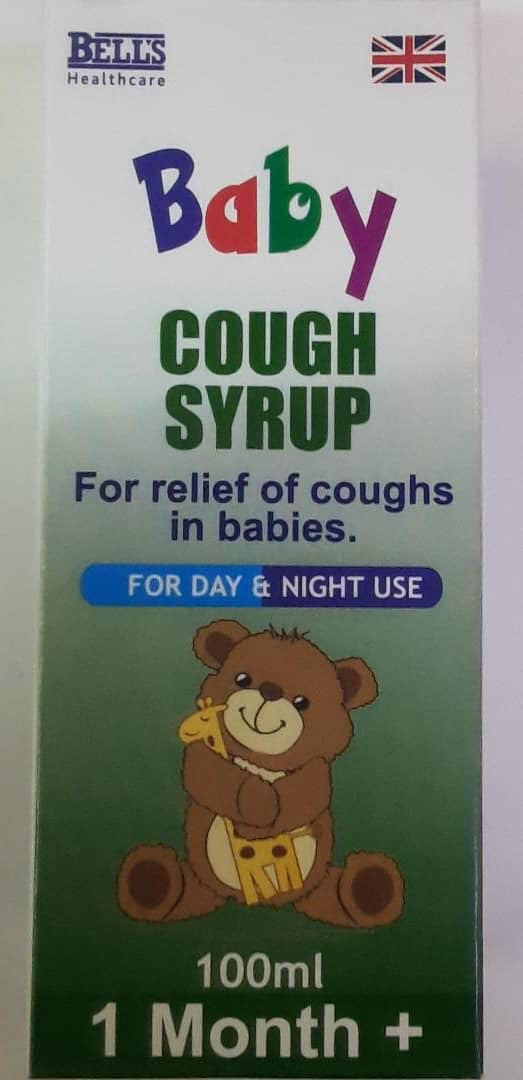 BELL’S HEALTHCARE BABY COUGH SYRUP, 1 MONTH + 100ML