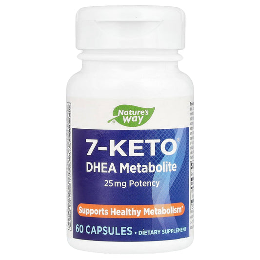 Nature's Way
7-KETO®, DHEA Metabolite, 25 mg, 60 Capsules