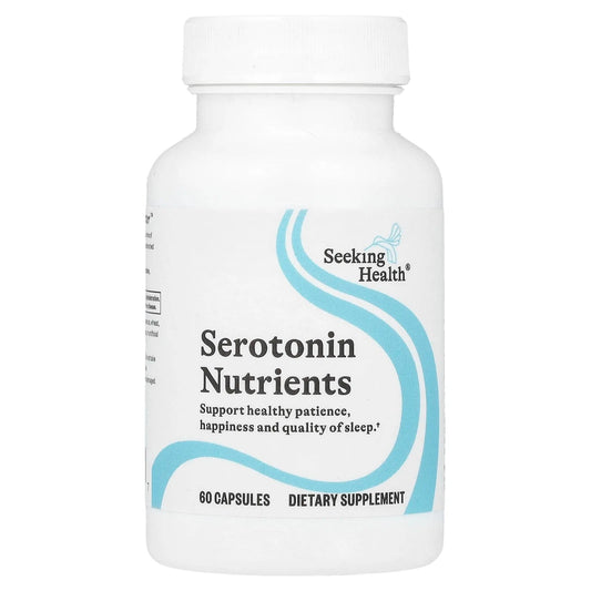 Pre-Order | Arrives in 5–10 Days – Seeking Health
Serotonin Nutrients, 60 Capsules