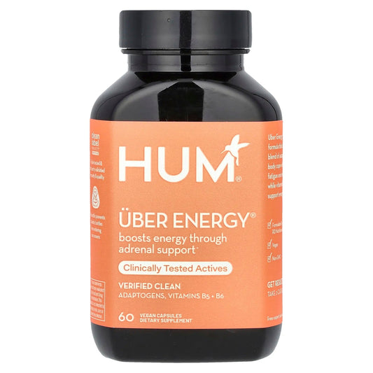HUM Nutrition
Uber Energy, 60 Vegan Capsules
