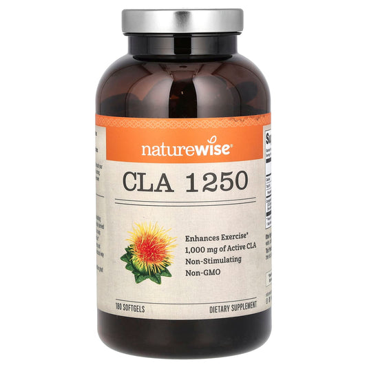 NatureWise
CLA 1250, 1,000 mg, 180 Softgels