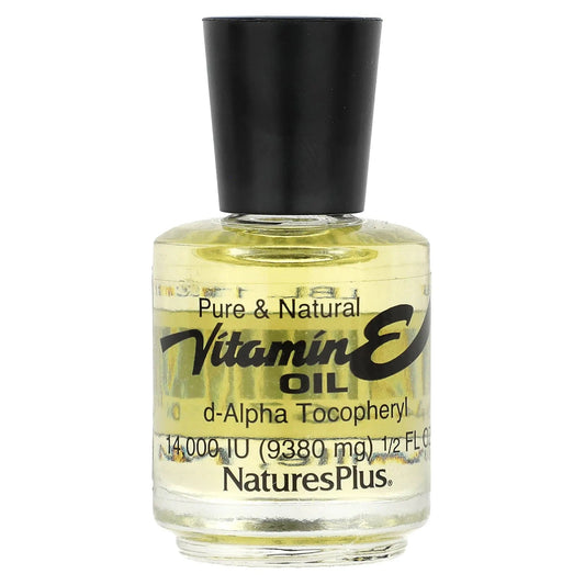 NaturesPlus
Vitamin E Oil, 1/2 fl oz
