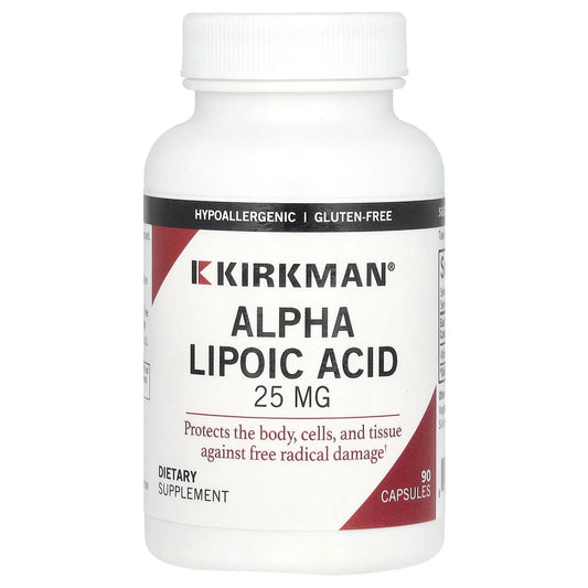 Kirkman Labs
Alpha Lipoic Acid, 25 mg, 90 Capsules