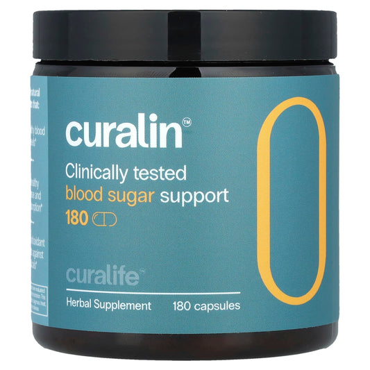 Pre-Order | Arrives in 5–10 Days – CuraLife
Curalin™ Blood Sugar Support, 180 Capsules