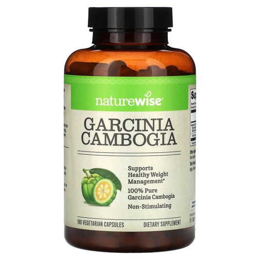 NatureWise
Garcinia Cambogia, 180 Vegetarian Capsules