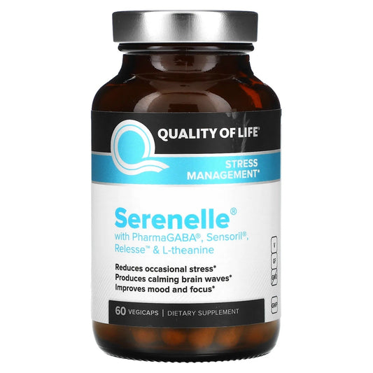Quality of Life
Serenelle, Stress Management, 60 VegiCaps