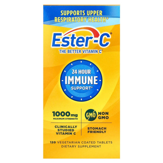 Nature's Bounty
Ester-C®, Maximum Strength, 1,000 mg, 120 Vegetarian Coated Tablets