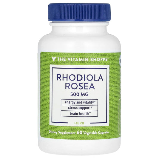 The Vitamin Shoppe
Rhodiola Rosea, 500 mg, 60 Vegetable Capsules