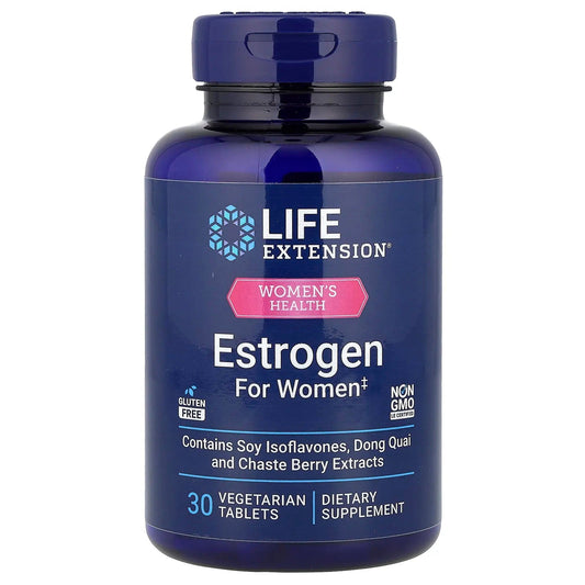 Life Extension
Estrogen for Women, 30 Vegetarian Tablets