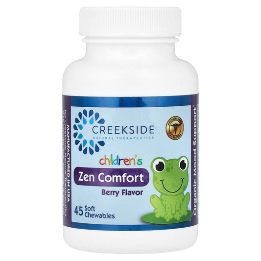 Pre-Order | Arrives in 5–10 Days – Creekside Natural Therapeutics
Children's Zen Comfort, Berry, 45 Soft Chewables