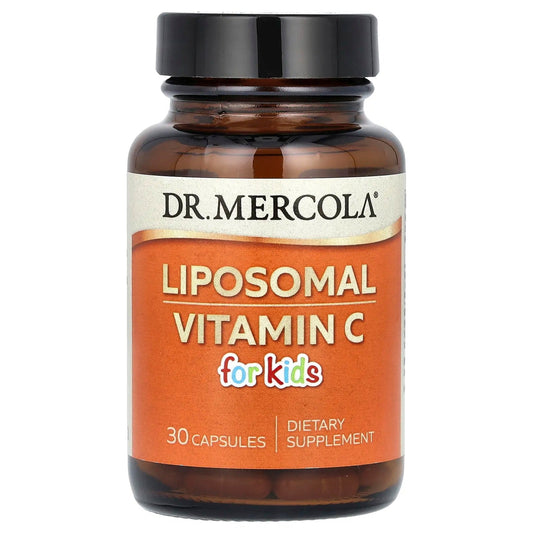 Pre-Order | Arrives in 5–10 Days – Dr. Mercola
Liposomal Vitamin C for Kids, 125 mg, 30 Capsules