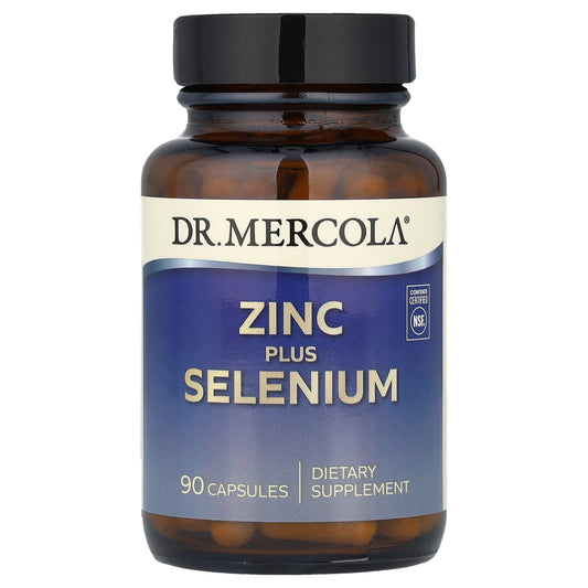 Pre-Order | Arrives in 5–10 Days – Dr. Mercola
Zinc Plus Selenium, 90 Capsules