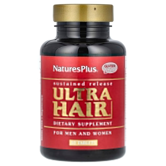 NaturesPlus
Ultra Hair, For Men & Women, 60 Tablets