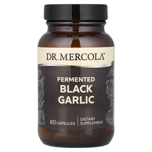 Pre-Order | Arrives in 5–10 Days – Dr. Mercola
Fermented Black Garlic, 60 Capsules