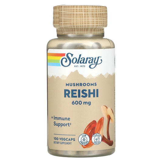 Pre-Order | Arrives in 5–10 Days – Solaray
Reishi Mushrooms, 600 mg, 100 VegCaps