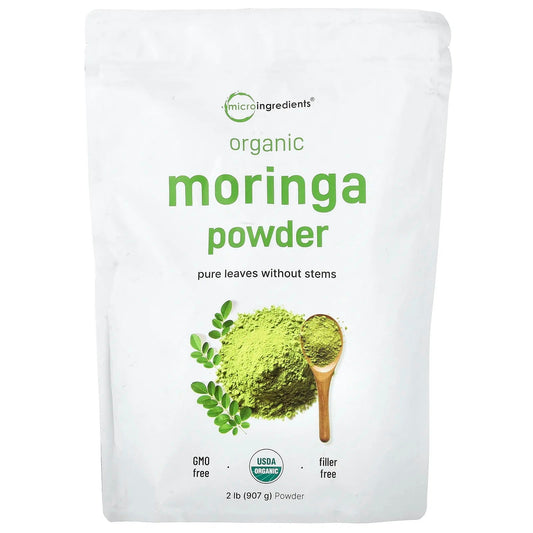Micro Ingredients
Organic Moringa Powder, 2 lb (907 g)