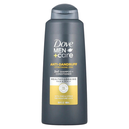 Pre-Order | Arrives in 5–10 Days – Dove
Men + Care, Anti-Dandruff 2-In-1 Shampoo + Conditioner, Pine & Citrus, 20.4 fl oz (603 ml)