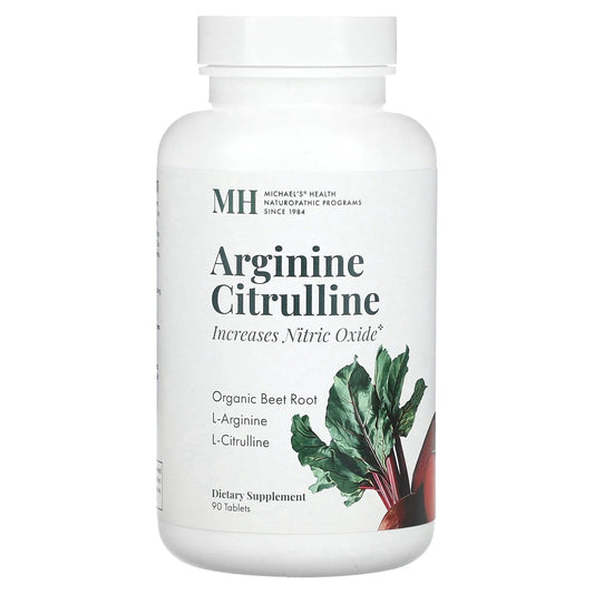Michael's Naturopathic
Arginine Citrulline, 90 Tablets