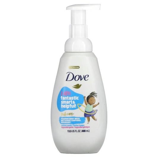 Pre-Order | Arrives in 5–10 Days – Dove
Kids Care, Foaming Body Wash, Cotton Candy, 13.5 fl oz (400 ml)