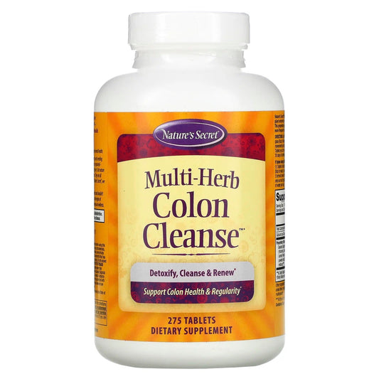 Nature's Secret
Multi-Herb Colon Cleanse, 275 Tablets