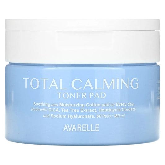Pre-Order | Arrives in 5–10 Days – Avarelle
Total Calming Toner Pad, 60 Pads, 180 ml