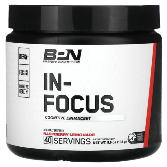 Pre-Order | Arrives in 5–10 Days – BPN
In-Focus, Raspberry Lemonade, 5.9 oz (168 g)