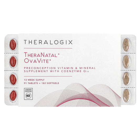 Theralogix
TheraNatal, OvaVite, 91 Tablets + 182 Softgels