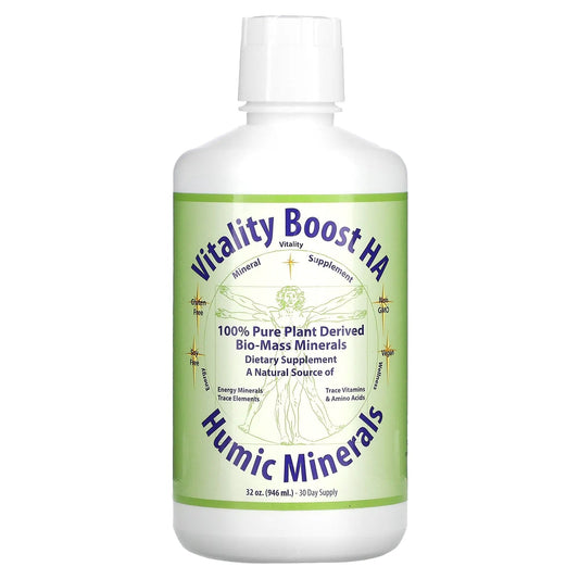 Morningstar Minerals
Vitality Boost HA, Humic Minerals, 32 oz (946 ml)