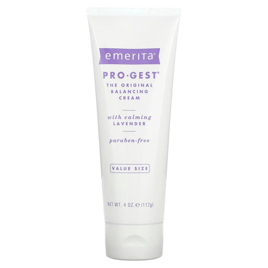 Pre-Order | Arrives in 5–10 Days – Emerita
Pro-Gest, The Original Balancing Cream with Calming Lavender, 4 oz (112 g)