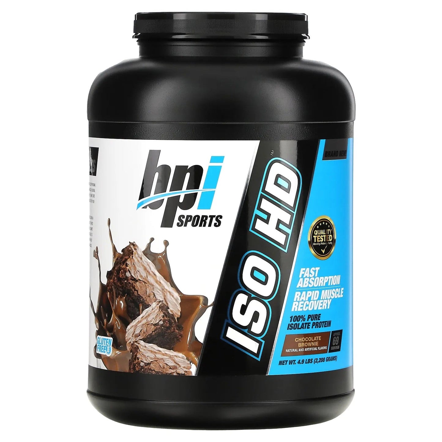 Pre-Order | Arrives in 5–10 Days – BPI Sports
ISO HD, 100% Pure Isolate Protein, Chocolate Brownie, 4.9 lbs (2,208 g)