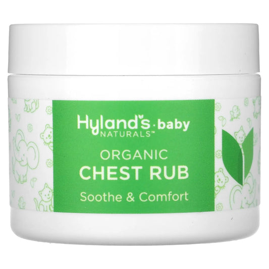 Hyland's Naturals
Baby, Organic Chest Rub, 1.76 oz (50 g)