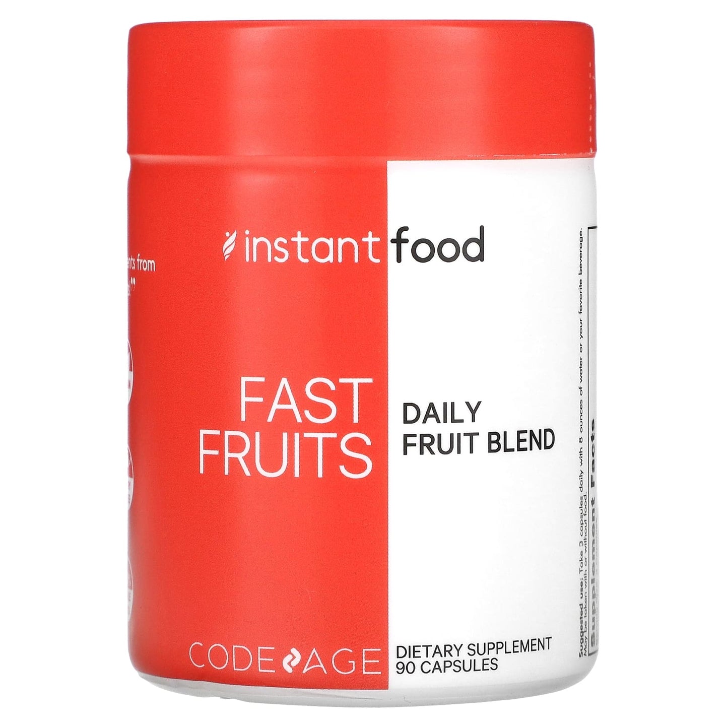 Codeage 
Instant Food, Fast Fruits, Daily Fruit Blend, 90 Capsules