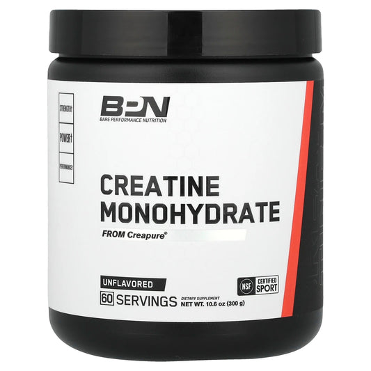 Pre-Order | Arrives in 5–10 Days – BPN
Creatine Monohydrate, Unflavored, 10.6 oz (300 g)