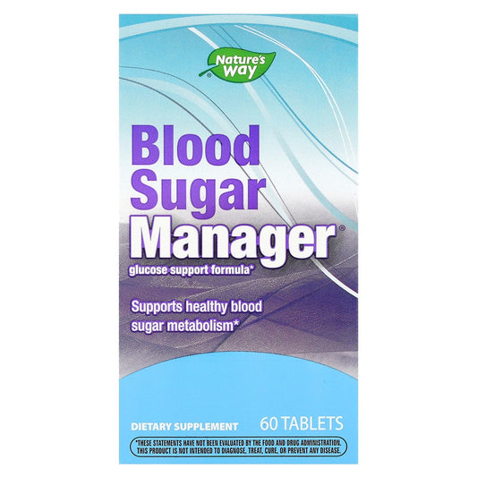 Nature's Way
Blood Sugar Manager, 60 Tablets