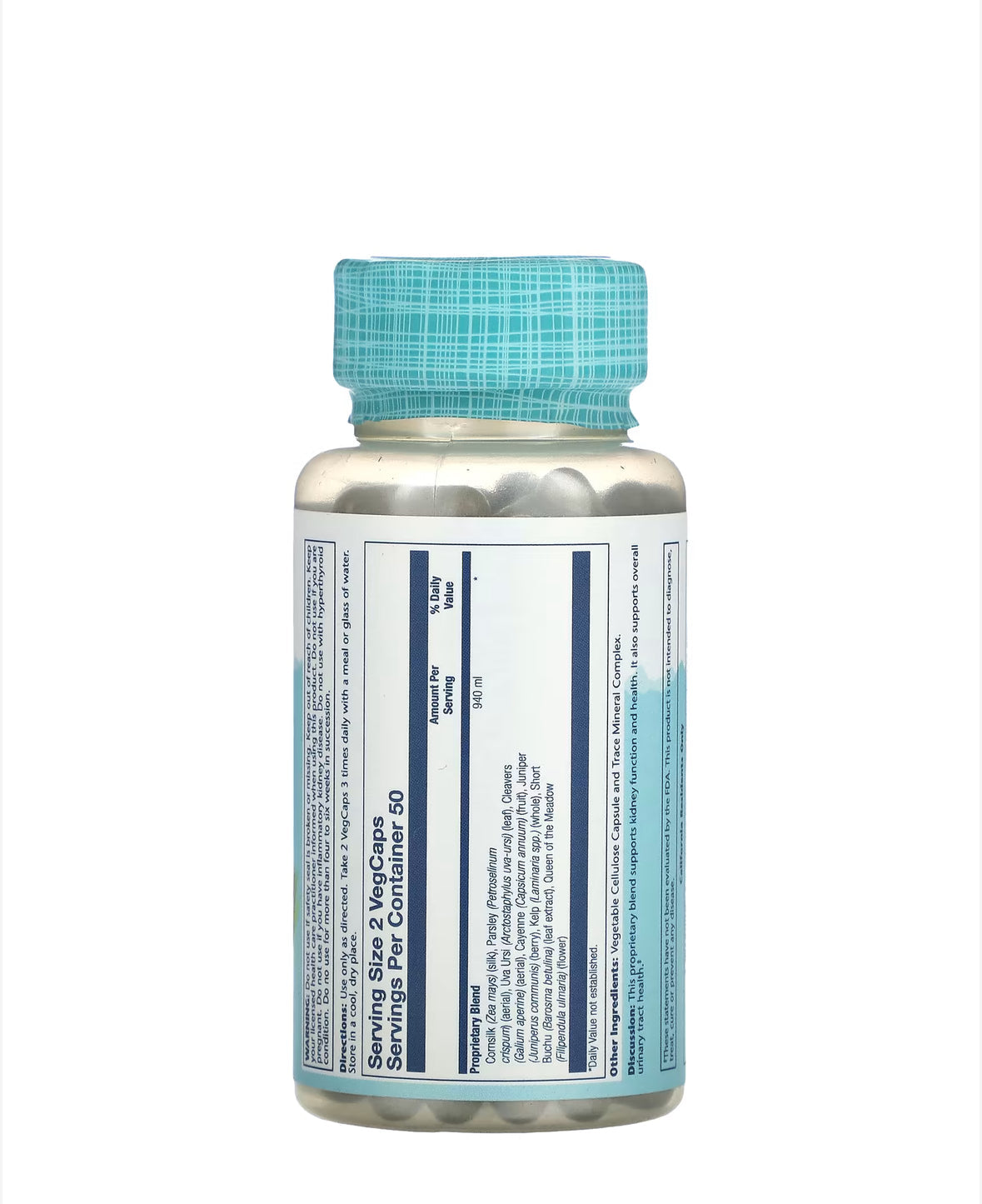 Pre-Order | Arrives in 5–10 Days – SOLARAY KIDNEY BLEND SP-6, 100 VEGCAPS