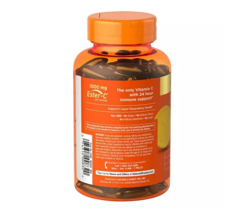 NATURE’S BOUNTY IMMUNE 24 HOUR+ 120 SOFTGELS