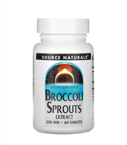Pre-Order | Arrives in 5–10 Days – SOURCE NATURALS BROCCOLI SPROUTS EXTRACT 250MG, 60 TABLETS