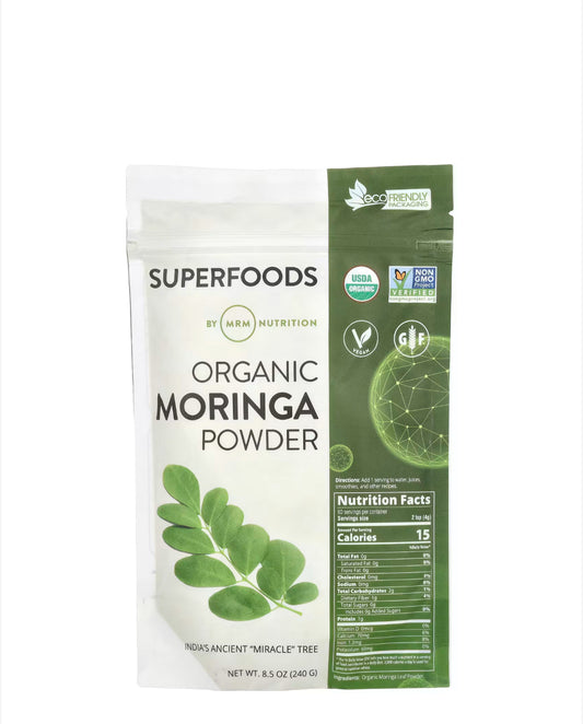 MRM NUTRITION ORGANIC MORINGA POWDER, 240G