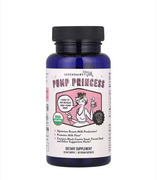 LEGENDAIRY MILK PUMP PRINCESS, 60 VEGAN CAPSULES