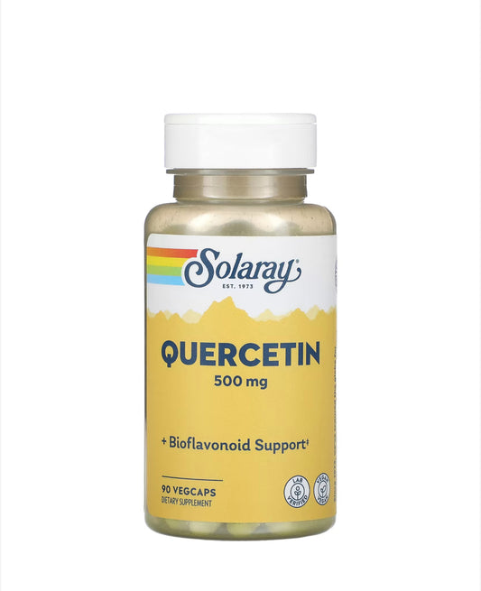 Pre-Order | Arrives in 5–10 Days – SOLARAY QUERCETIN 500MG, 90 VEGCAPS